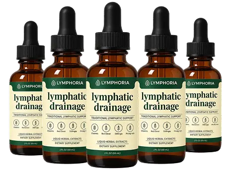 Lymphoria five bottle bundle, buy three get two free